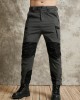 Men Outdoor Hit Patchwork Multi Pocket Buttons Velcros Details Ajustable Cuff Cargo Pants