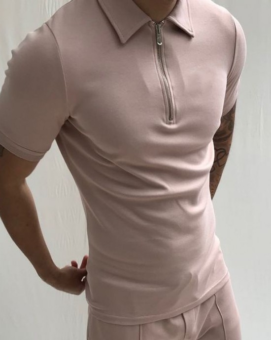 Lapel polo shirt short sleeve t-shirt HF0506-01-03