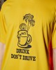 Mens Beers Coconut Tree Slogan Print Holiday Short Sleeve T  Shirts