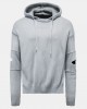 Mens Solid Color Design Cut Out Sleeve Kitted Hooded Sweaters