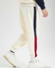 Men Corduroy Character Embroidered Contrast Patchwork Casual Pants