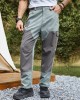 Men Colorblock Pocket Utility Ankle Length Soft Breathable Cargo Pants