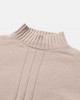 Mens Solid Color Mock Neck Long Sleeve Simple Warm Sweaters