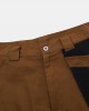 Men Colorblock Multi Pocket Ankle Length Soft Breathable Cargo Pants