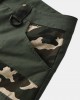 Men Outdoor Camouflage Patchwork Zip Tiered Designed Multi Pocket Utility Overalls