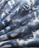 Mens Tie Dye Flannel Thick Pocket Long Sleeve Calf  Length Home Sleepwear Robes