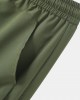 Men Plain Multi Pocket Utility Drawstring Mid Length Elastic Waist Cargo Shorts