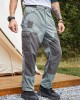 Men Colorblock Pocket Utility Ankle Length Soft Breathable Cargo Pants