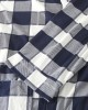 Mens Plaid Print Long Sleeve Comfy Sleepwear Bathrobe Home Robe With Pocket