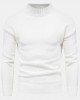 Mens Solid Color Mock Neck Long Sleeve Simple Warm Sweaters