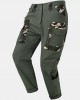 Men Outdoor Camouflage Patchwork Zip Tiered Designed Multi Pocket Utility Overalls